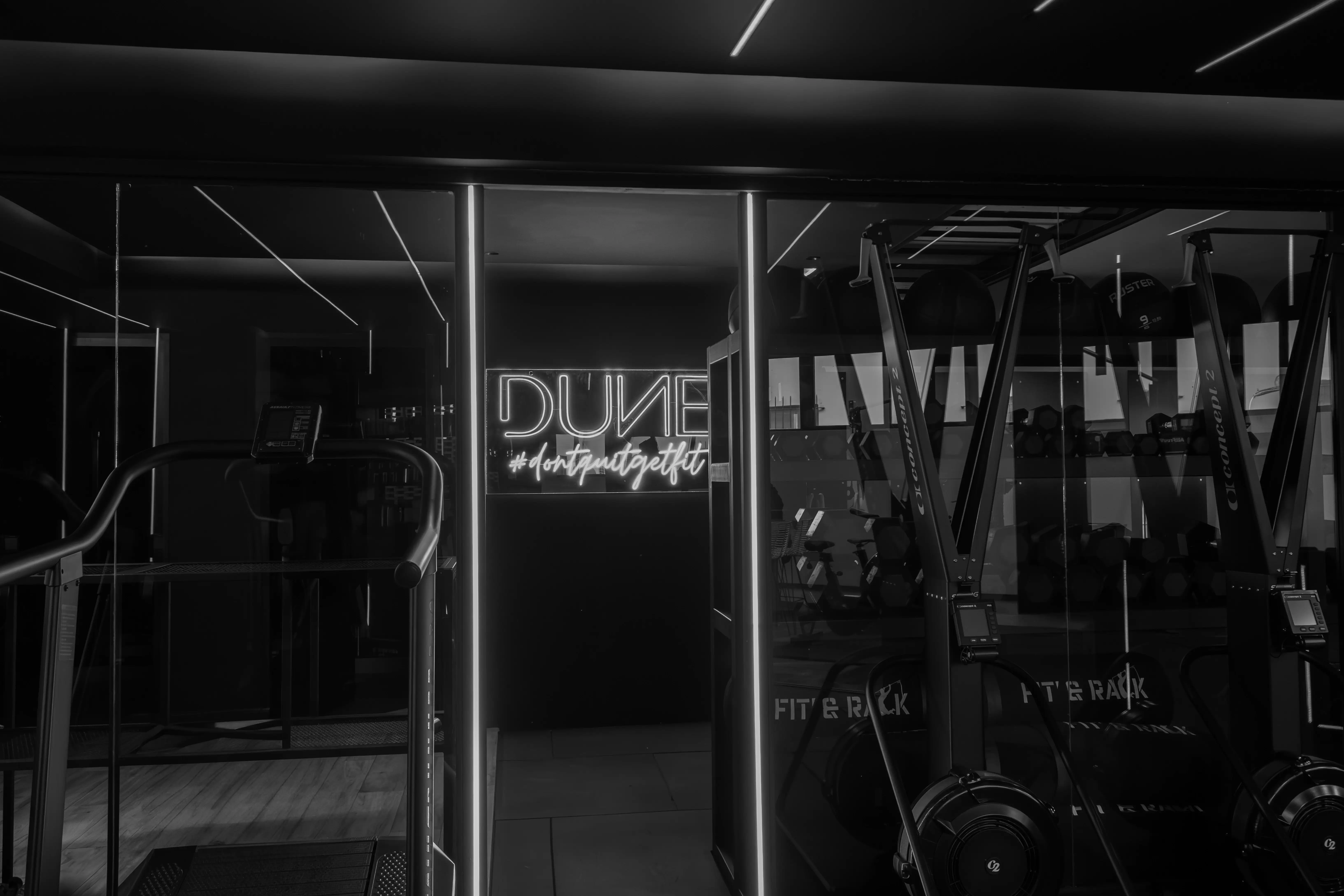 various sports equipment in Hyrox training club in Marrakech - Best CrossFit gym
